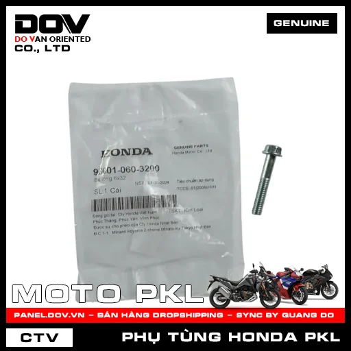 BU LÔNG 6X32 ADV350, GOLDWING, SH 350 — 960010603200