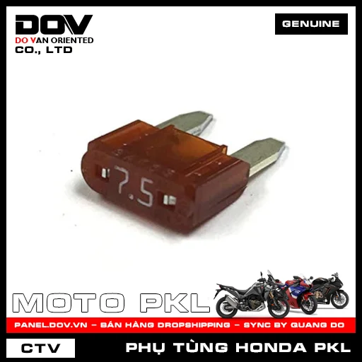 CẦU CHÌ 7.5A ADV350, CB300R, CB350 H'NESS, REBEL 300, REBEL 500, SH 350 — 9820040750