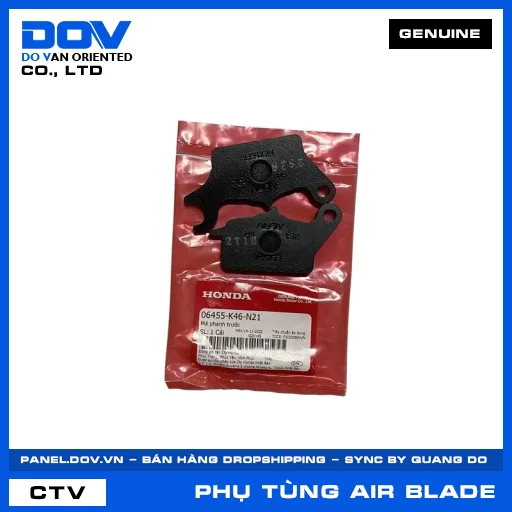 Má phanh trước (bố thắng) AIR BLADE 125/150, AIR BLADE 125/160 — 06455K46N21