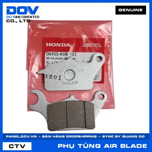 BỘ MÁ PHANH DẦU TRƯỚC (bố thắng) AIR BLADE 110, AIR BLADE 125, AIR BLADE 125/150, AIR BLADE 125/160 — 06455KVBT01