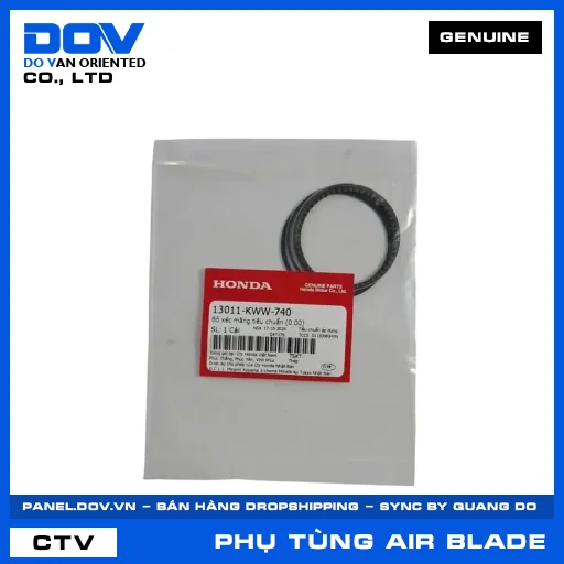 BỘ XÉC MĂNG TIÊU CHUẨN (0.00) AIR BLADE 110 — 13011KWW740