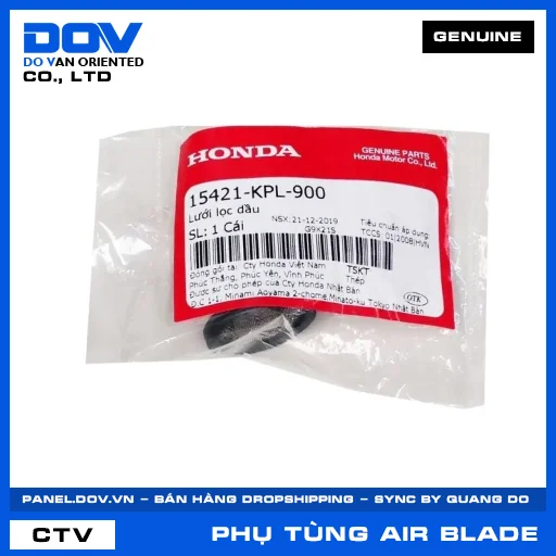 LƯỚI LỌC DẦU (lọc nhớt) AIR BLADE 110, AIR BLADE 125, AIR BLADE 125/150 — 15421KPL900