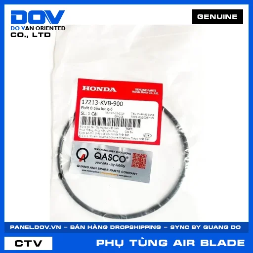 Phớt B bầu lọc gió (lọc khí) AIR BLADE 110 — 17213KVB900