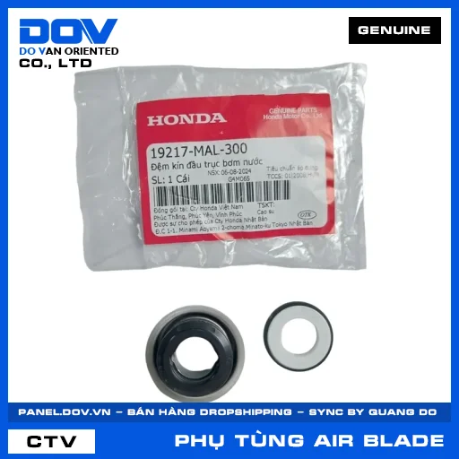 ĐỆM KÍN ĐẦU TRỤC BƠM NƯỚC AIR BLADE 110 — 19217MAL300