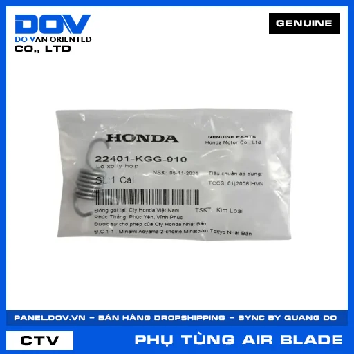 LÒ XO LY HỢP (côn) AIR BLADE 125/160 — 22401KGG910