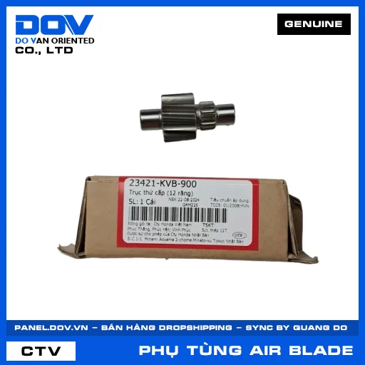 TRỤC THỨ CẤP (12 RĂNG) AIR BLADE 110 — 23421KVB900