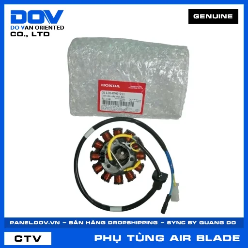 CUỘN DÂY MÁY PHÁT ĐIỆN AIR BLADE 110 — 31120KVG951