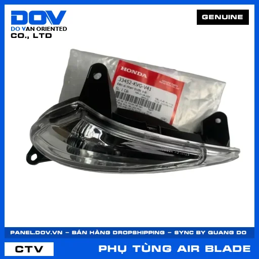 ĐÈN XI NHAN TRƯỚC TRÁI (đèn báo rẽ) AIR BLADE 110 — 33452KVGV41