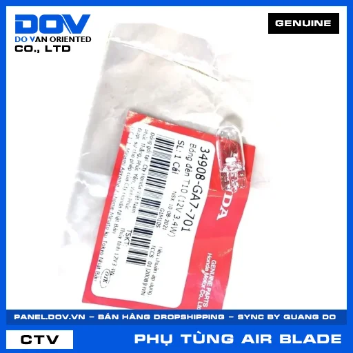 Bóng đèn T10 (12V 3.4W) AIR BLADE 110 — 34908GA7701