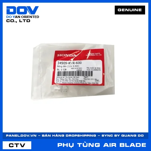 BÓNG ĐÈN (12V 3.4W) AIR BLADE 110 — 34909KVR600