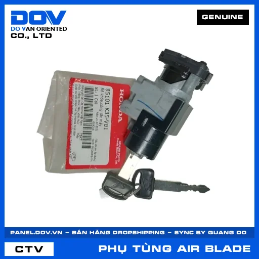 BỘ KHÓA,CÔNG TẮC MÁY AIR BLADE 125 — 35101K35V01