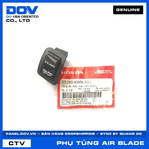 CÔNG TẮC MÁY CHẠY CẦM CHỪNG AIR BLADE 125 — 35190KWN901