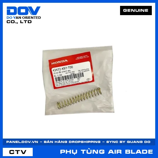 LÒ XO CẦN PHANH SAU (thắng) AIR BLADE 125/160 — 43472K97T00