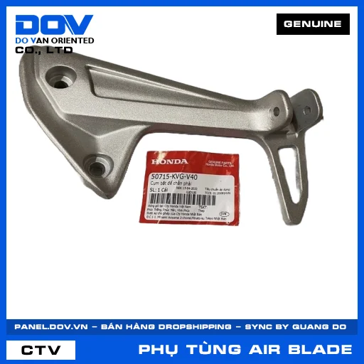 CỤM BẮT ĐỂ CHÂN PHẢI AIR BLADE 110 — 50715KVGV40