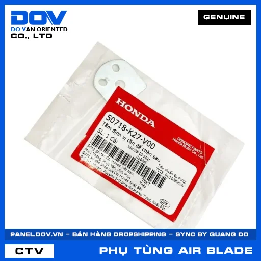 TẤM ĐỊNH VỊ CẦN ĐỂ CHÂN SAU AIR BLADE 125, AIR BLADE 125/150, AIR BLADE 125/160 — 50718K27V00