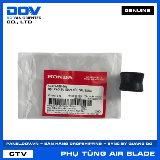 BẠC CAO SU GIẢM XÓC SAU DƯỚI (phuộc) AIR BLADE 110 — 52485088901