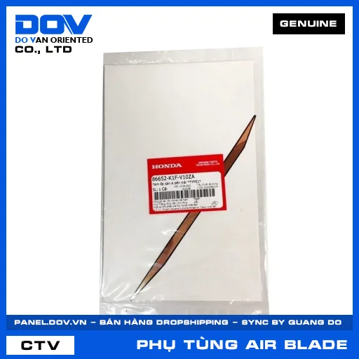 TEM ỐP SÀN A BÊN TRÁI *TYPE1* AIR BLADE 125/150 — 86652K1FV10ZA