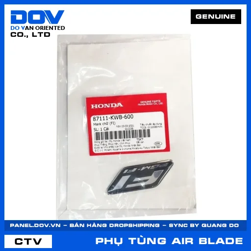 MARK CHỮ (FI) AIR BLADE 110 — 87111KWB600