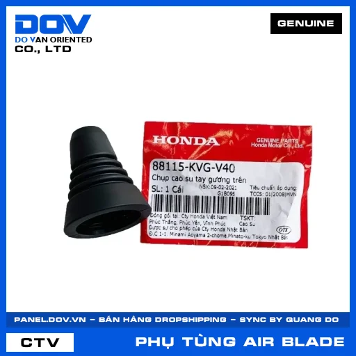 CHỤP CAO SU TAY GƯƠNG TRÊN (kiếng) AIR BLADE 110, AIR BLADE 125 — 88115KVGV40