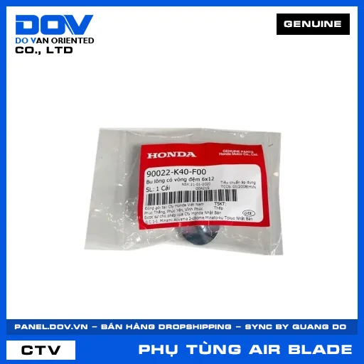 BU LÔNG CÓ VÒNG ĐỆM 6X12 AIR BLADE 125/160 — 90022K40F00