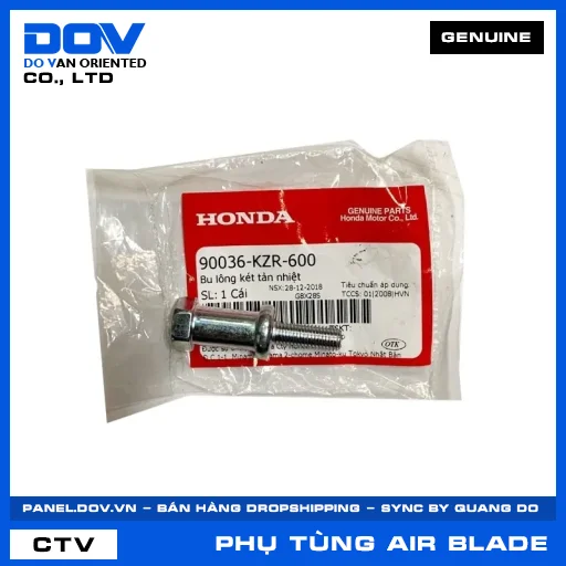 BU LÔNG KÉT TẢN NHIỆT AIR BLADE 125, AIR BLADE 125/150 — 90036KZR600