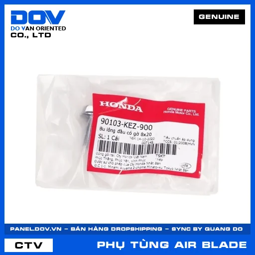 BU LÔNG ĐẦU CÓ GỜ 8X20 AIR BLADE 125 — 90103KEZ900