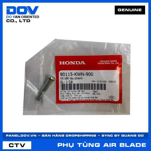 VÍT BẮT TAY PHANH (tay thắng) AIR BLADE 110, AIR BLADE 125, AIR BLADE 125/150, AIR BLADE 125/160 — 90115KWN900
