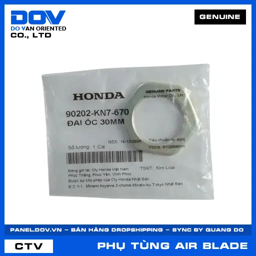 ĐAI ỐC 30MM AIR BLADE 110, AIR BLADE 125, AIR BLADE 125/150, AIR BLADE 125/160 — 90202KN7670