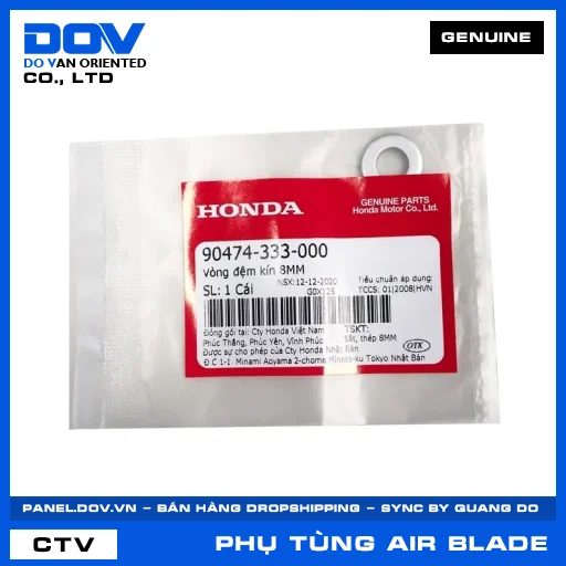 Vòng đệm kín 8MM AIR BLADE 110 — 90474333000