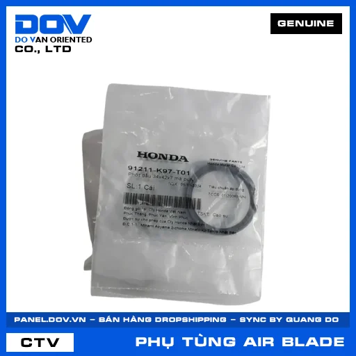 PHỚT DẦU 34X41X4 MÁ PULY AIR BLADE 125/150, AIR BLADE 125/160 — 91211K97T01
