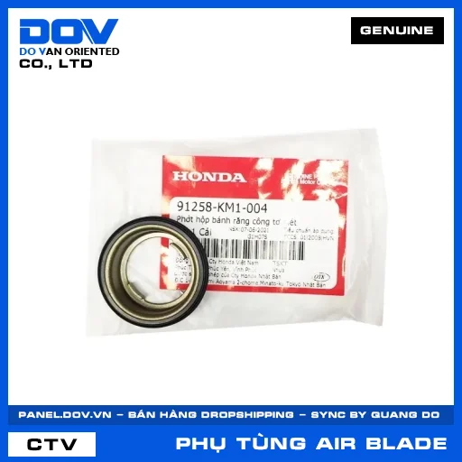 PHỚT HỘP BÁNH RĂNG CÔNG TƠ MÉT AIR BLADE 110 — 91258KM1004