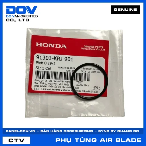 PHỚT O 29X2 AIR BLADE 125, AIR BLADE 125/150 — 91301KRJ901