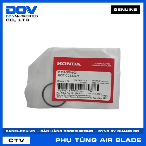 PHỚT O 25.5X1.9 AIR BLADE 110 — 91308GFM900