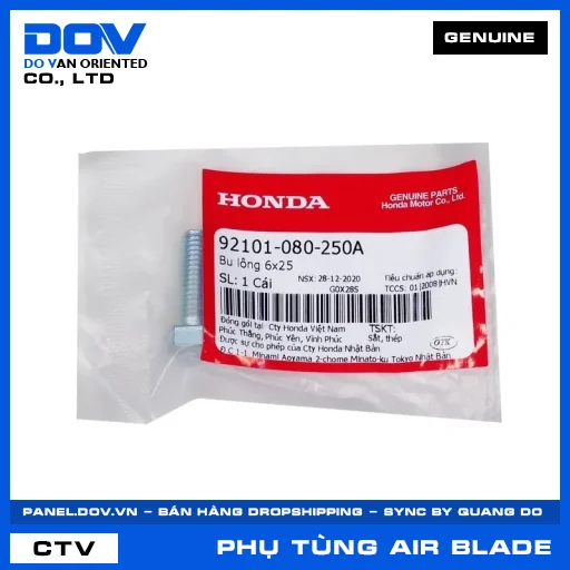 BU LÔNG 6X25 AIR BLADE 110, AIR BLADE 125 — 92101080250A