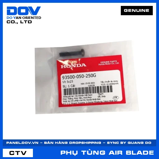VÍT 5X25 AIR BLADE 110, AIR BLADE 125 — 93500050250G