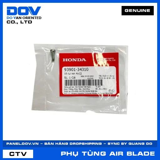 VÍT TỰ REN 4X12 AIR BLADE 110 — 9390134310