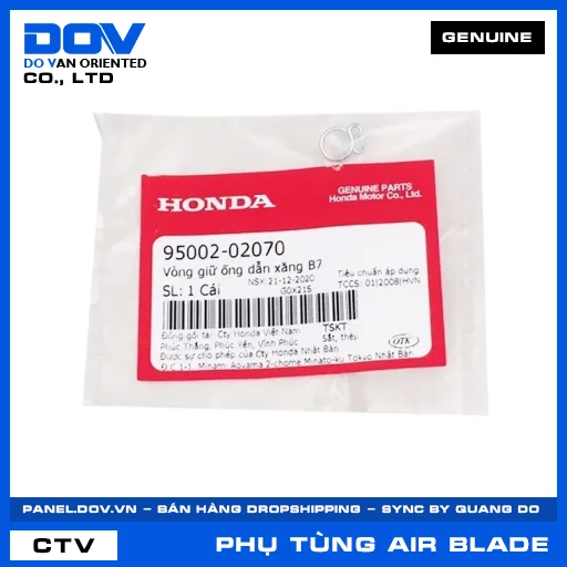 VÒNG GIỮ ỐNG DẪN XĂNG B7 AIR BLADE 110 — 9500202070