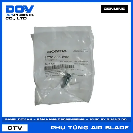 BU LÔNG 6X12 AIR BLADE 110, AIR BLADE 125, AIR BLADE 125/150, AIR BLADE 125/160 — 957010601200