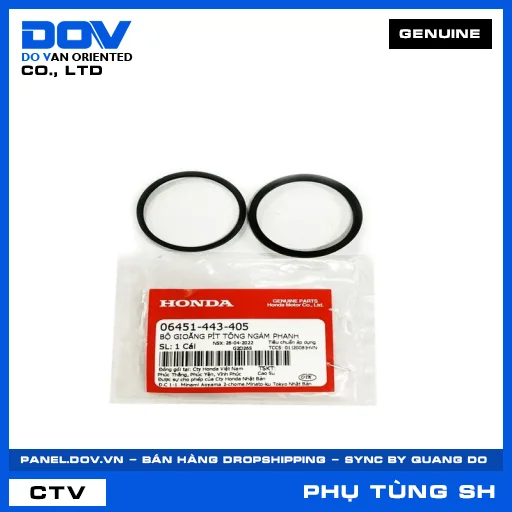 BỘ GIOĂNG PISTON NGÀM PHANH (thắng) SH 125/160 — 06451443405