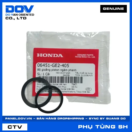 BỘ GIOĂNG PISTON NGÀM PHANH (thắng) SH 125/150, SH 125/160 — 06451GE2405