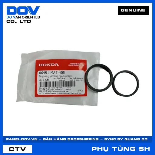 BỘ GIOĂNG PÍT TÔNG NGÀM PHANH (thắng) SH 125/150, SH 125/160 — 06451MA7405