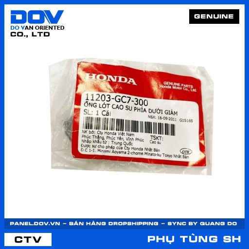 ỐNG LÓT CAO SU PHÍA DƯỚI GIẢM SH 125/150 — 11203GC7300