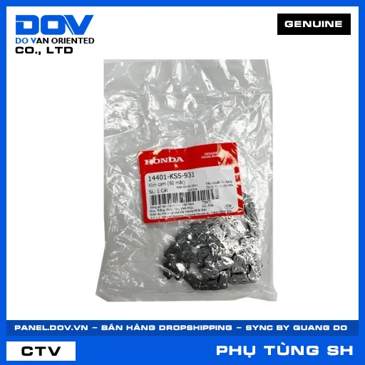 XÍCH CAM (92 MẮT) (sên) SH 125/150 — 14401KSS931