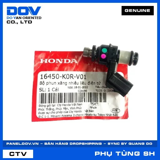 BỘ PHUN NHIÊN LIỆU SH 125/150, SH 125/160 — 16450K0RV01