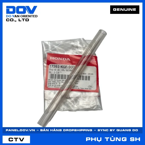 ỐNG XẢ CẶN BẦU LỌC KHÍ (lọc gió) SH 125/150 — 17261KGF900