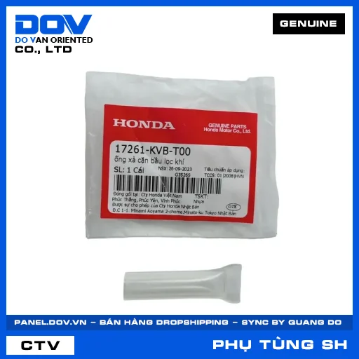 ỐNG XẢ CẶN BẦU LỌC KHÍ (lọc gió) SH 125/150 — 17261KVBT00