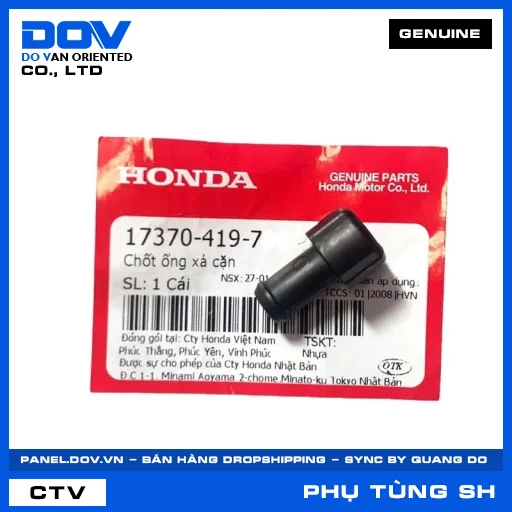 CHỐT ỐNG XẢ CẶN (pô) SH 125/150 — 17370419700