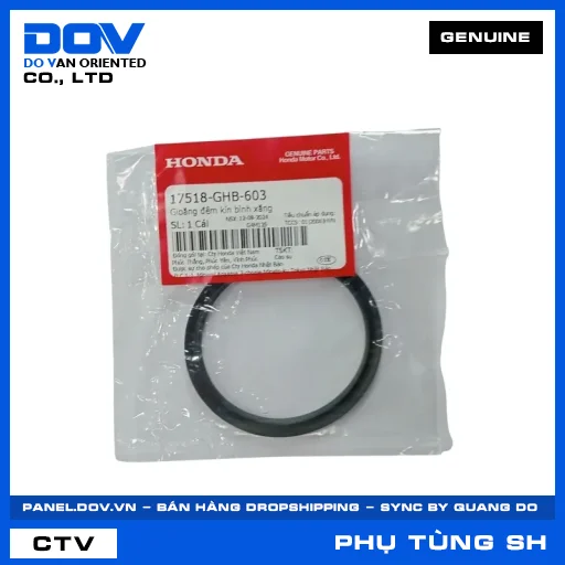 GIOĂNG ĐỆM KÍN BÌNH XĂNG SH 125/150, SH 125/160 — 17518GHB603