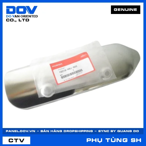 TẤM CÁCH NHIỆT ỐNG XẢ (pô) SH 125/150 — 18318KRJ900
