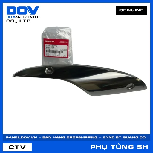 TẤM CÁCH NHIỆT ỐNG XẢ B (pô) SH 125/150, SH 125/160 — 18319K0RV00